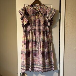 See New York Nya Flutter Sleeve Dress